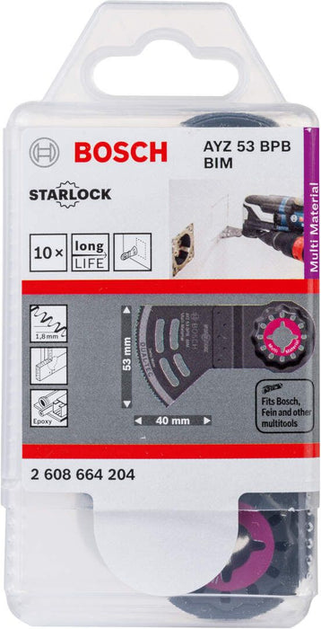 Bosch AYZ 53 BPB Dual-Tec nož 53 x 40 mm - pakovanje od 10 komada - 2608664204