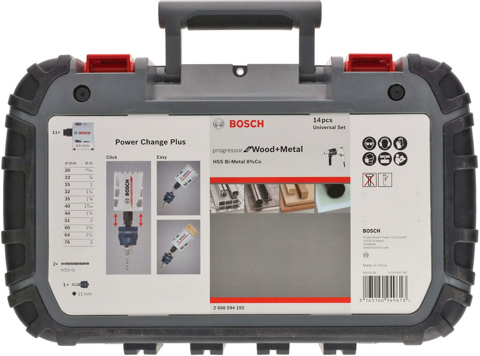 Bosch testera za otvore Progressor for Wood&Metal set univerzalnih testera - pakovanje 14 komada (2608594192)
