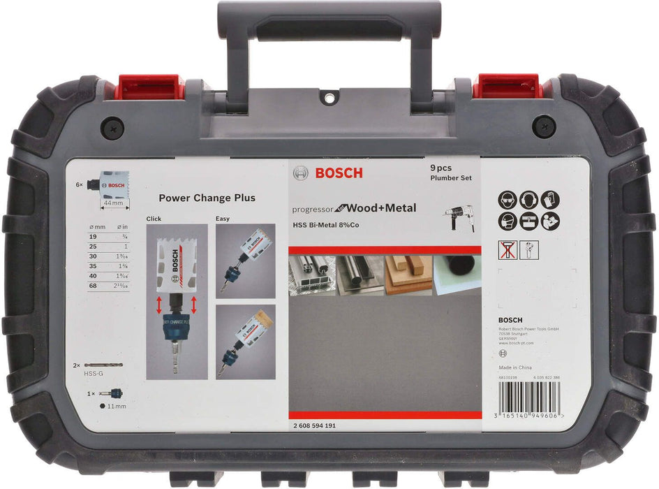 Bosch testera za otvore Progressor for Wood&Metal set za električare - pakovanje 9 komada (2608594191)