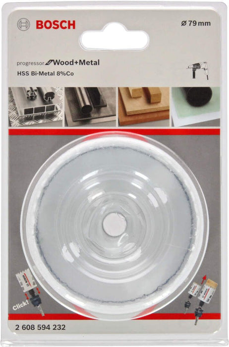 Bosch testera za otvore za drvo i metal Progressor for Wood&Metal 79mm (2608594232)