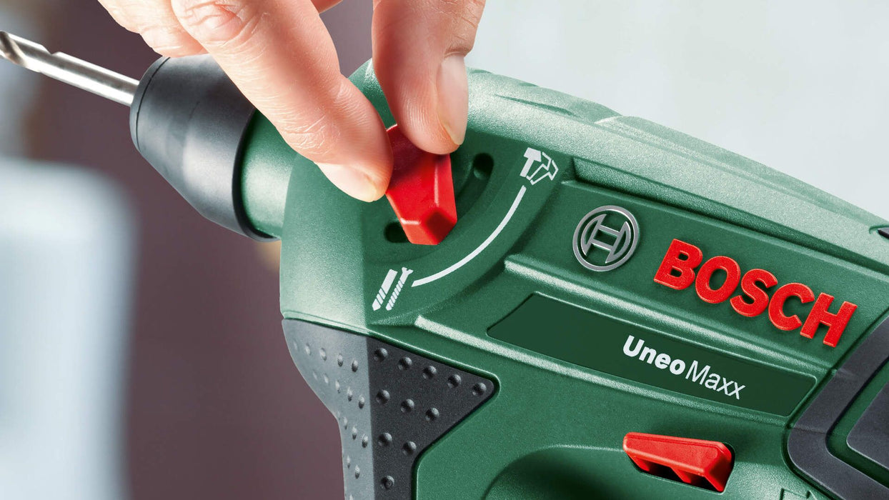 Bosch Uneo Maxx akumulatorski elektro-pneumatski čekić / bušilica Solo; bez baterije i punjača (060395230C)