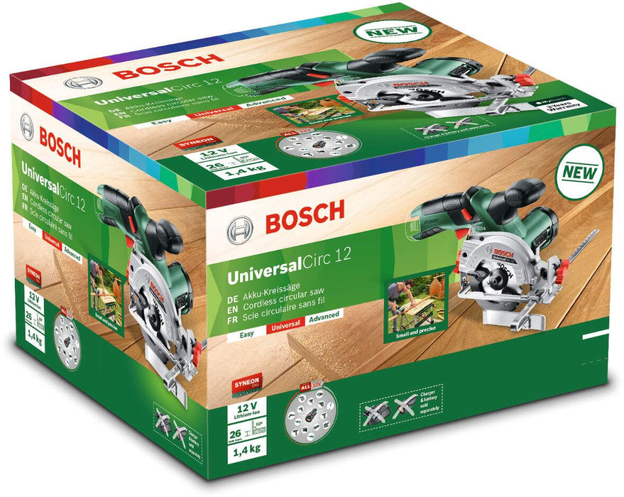 Bosch UniversalCirc 12 Solo bez baterije i punjača akumulatorska kružna testera / cirkular (06033C7003)