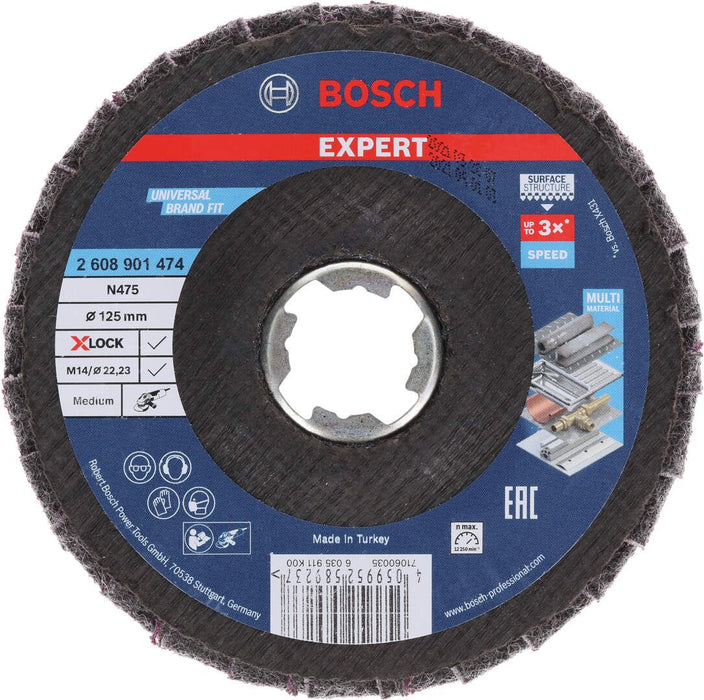 Bosch X-LOCK SCM flap disk za pripremu završne obrade N475; 125mm; srednji (2608901474)