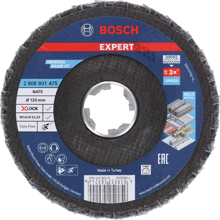 Bosch X-LOCK SCM flap disk za pripremu završne obrade N475; 125mm; veoma fini (2608901475)