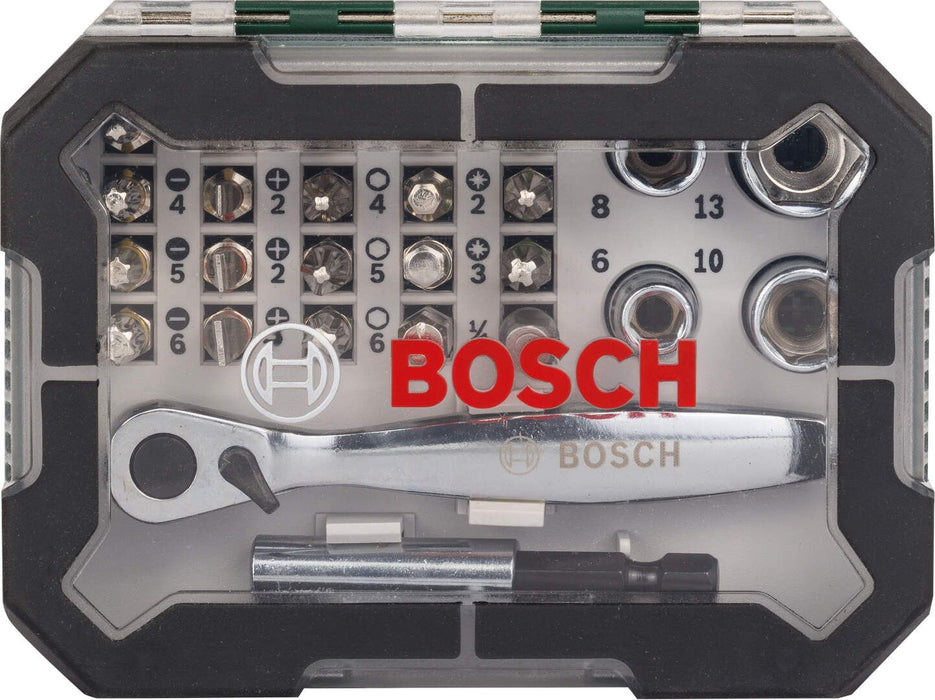 Bosch 26-delni set bitova i čegrtaljki (2607017322)