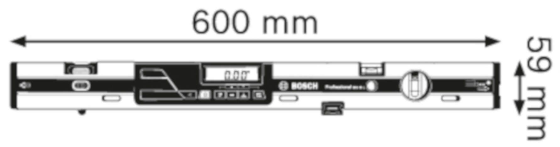 Bosch digitalni merač nagiba sa laserom GIM 60 L (0601076900)