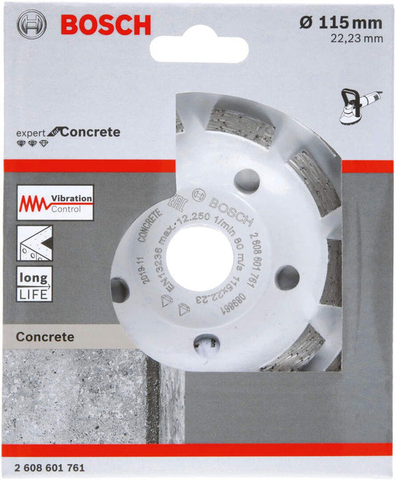 Dijamantska lončasta ploča za brušenje betona 115mm Bosch Expert for Concrete Long Life (2608601761)