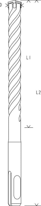Bosch hamer burgija SDS plus-5X 17 x 250 x 310 mm pakovanje od 1 komada - 2608836629