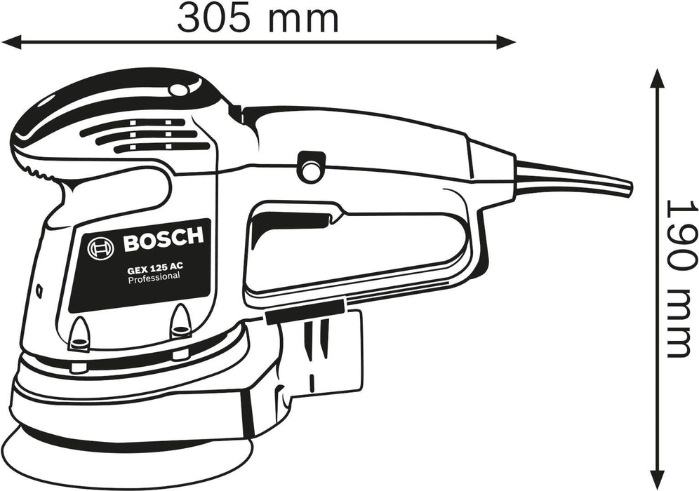Ekscentar brusilica Bosch GEX 34-125 (0601372300)