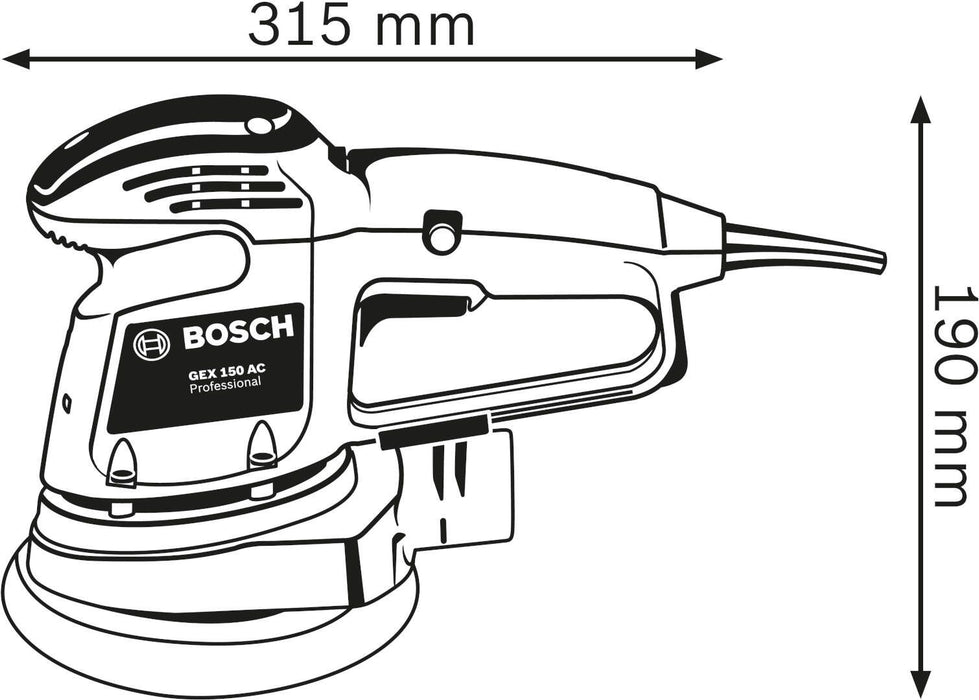 Bosch GEX 34-150 ekscentar brusilica (0601372800)