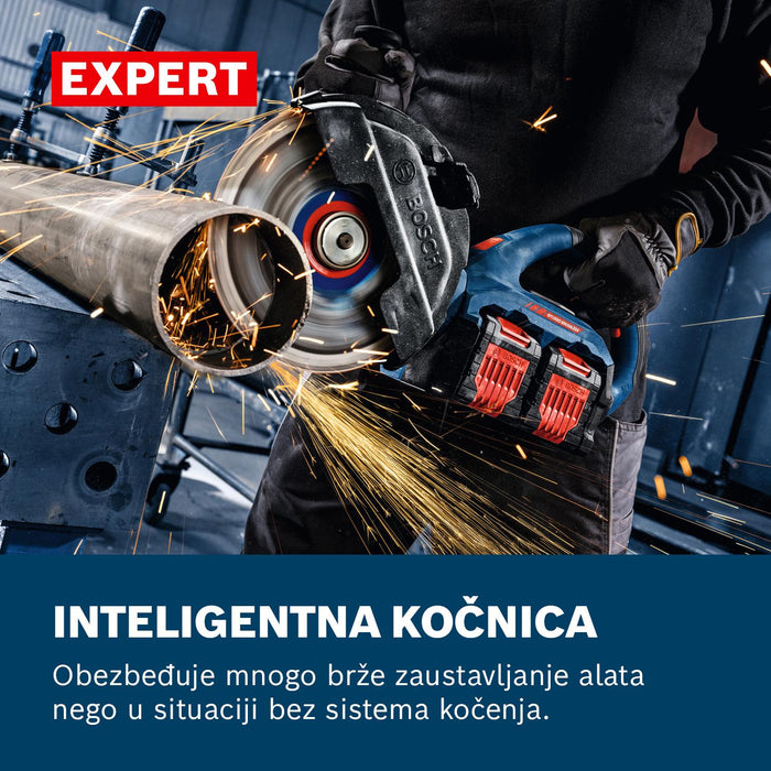 Bosch EXPERT akumulatorska ugaona brusilica EXWS18V2-230P (06019L8000)-SBT Alati Beograd