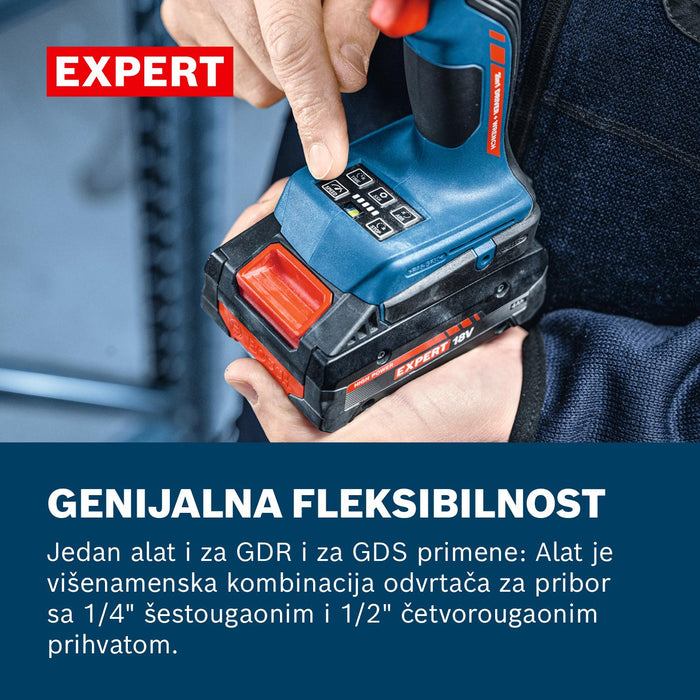 Bosch EXPERT akumulatorski udarni odvrtač EXDX18V-210 (06019J0400)-SBT Alati Beograd