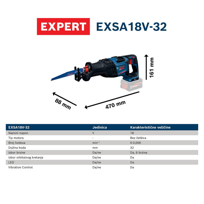 Bosch EXPERT akumulatorska univerzalna testera EXSA18V-32 (06016C4101)-SBT Alati Beograd