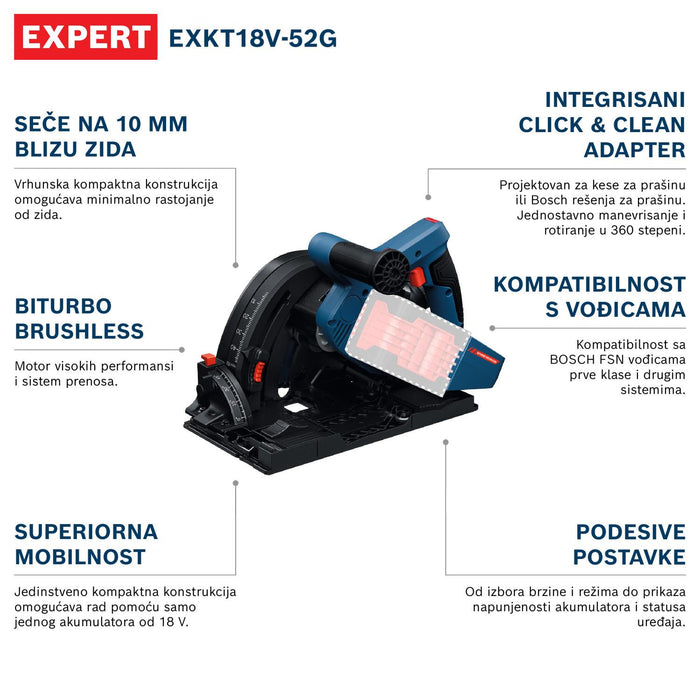 Bosch EXPERT akumulatorska testera za uranjanje EXKT18V-52G (06016B4100)-SBT Alati Beograd