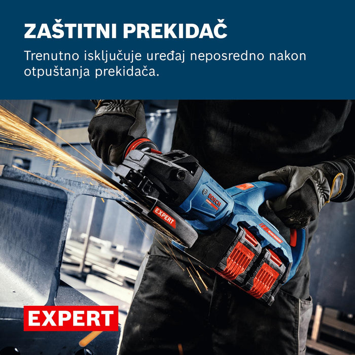 Bosch EXPERT akumulatorska ugaona brusilica EXWS18V2-230P (06019L8000)-SBT Alati Beograd