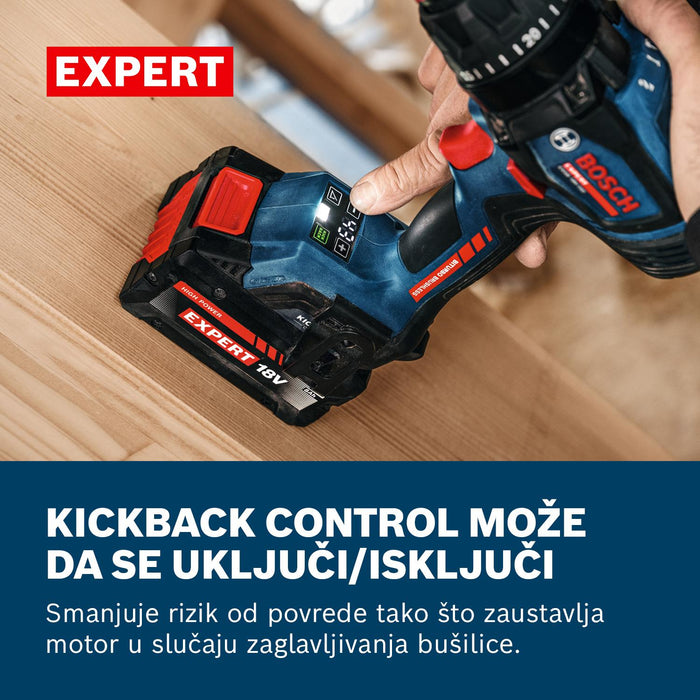 Bosch EXPERT akumulatorska bušilica-odvrtač EXSR18V-150 (06019R2202)-SBT Alati Beograd