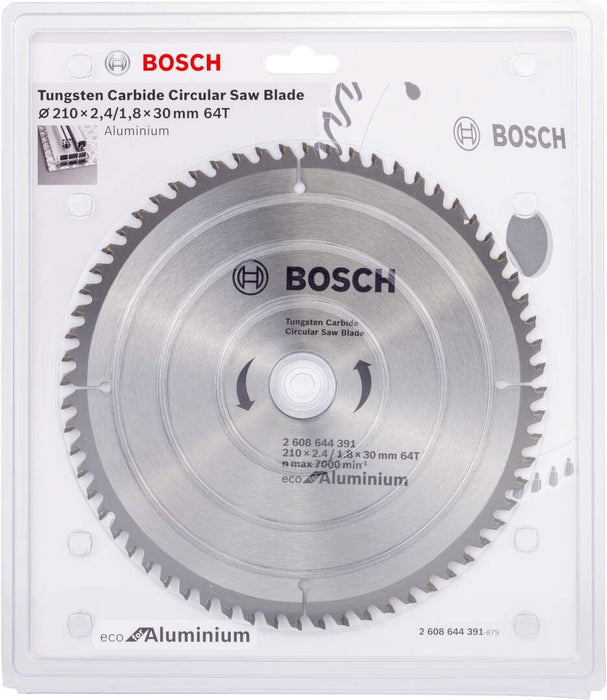 List testere za aluminijum 210x2,4x30/64 zuba Bosch Eco for Aluminium - 2608644391