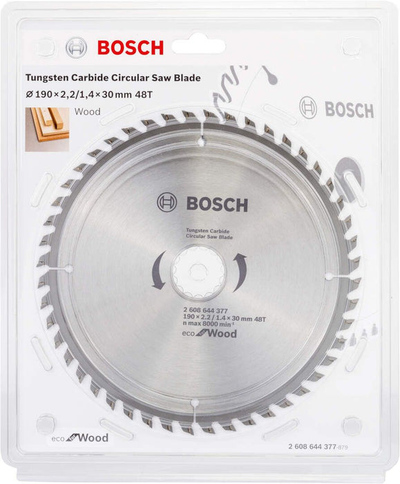 List testere 190x2,2x30 /48 zuba Bosch Eco for Wood - 2608644377