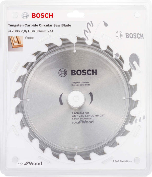 List testere 230x2,2x30/24 zuba Bosch Eco for Wood - 2608644381