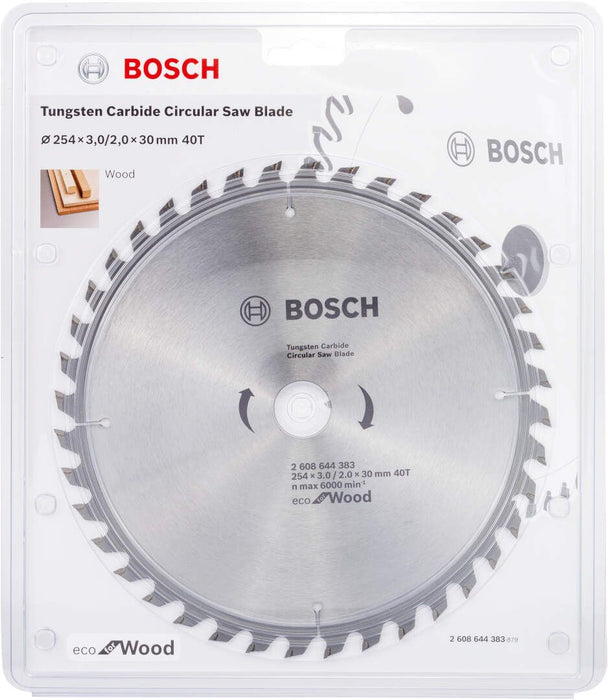 List testere 254x2,5x30/40 zuba Bosch Eco for Wood - 2608644383