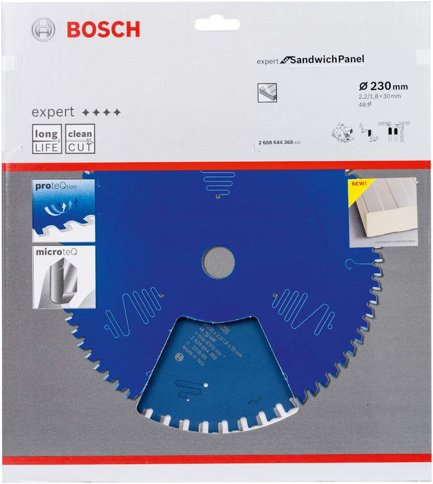 List testere za sendvič panele 230 x 2,0/1,6x20mm, 48 Bosch Expert for SandwichPanel - 2608644368