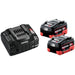 Set akumulatora i punajča Metabo Basic SET 2x5.5Ah LiHD + 1x brzi ASC 145 (685190000)-SBT Alati Beograd
