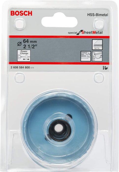 Testera za bušenje rupa - otvora u limu Bosch Special for Sheet Metal 64 mm, 2 1/2" - 2608584800