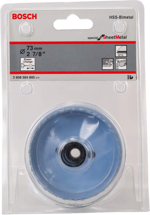 Testera za bušenje rupa - otvora u limu Bosch Special for Sheet Metal 73 mm, 2 7/8" - 2608584805