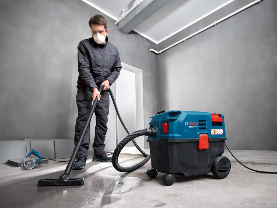 Usisivač za suvo-mokro usisavanje Bosch GAS12-25LS; 1200W; poluautomatsko otresanje filtera (06019S3100)-SBT Alati Beograd