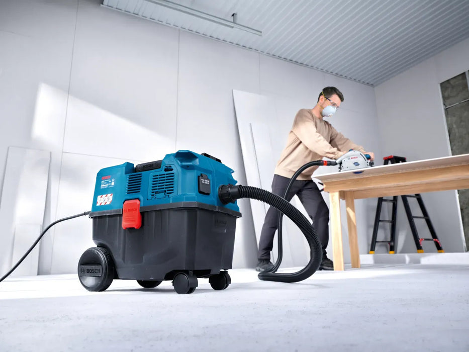 Usisivač za suvo-mokro usisavanje Bosch GAS12-25LS; 1200W; poluautomatsko otresanje filtera (06019S3100)-SBT Alati Beograd