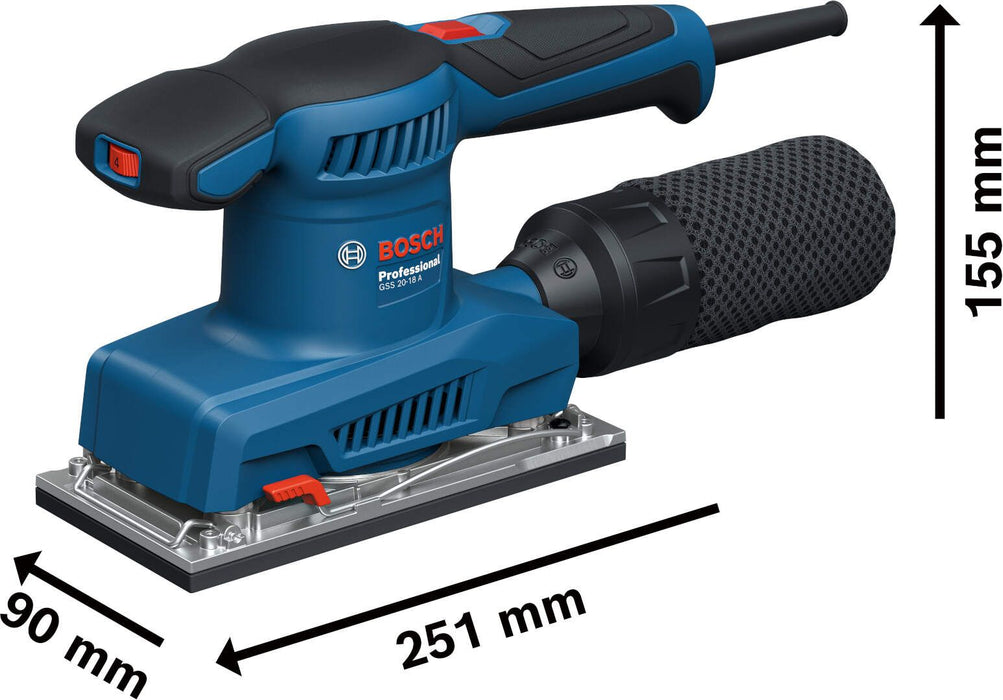 Vibraciona brusilica - šlajferica Bosch GSS 20-18 A (0601070101)-SBT Alati Beograd