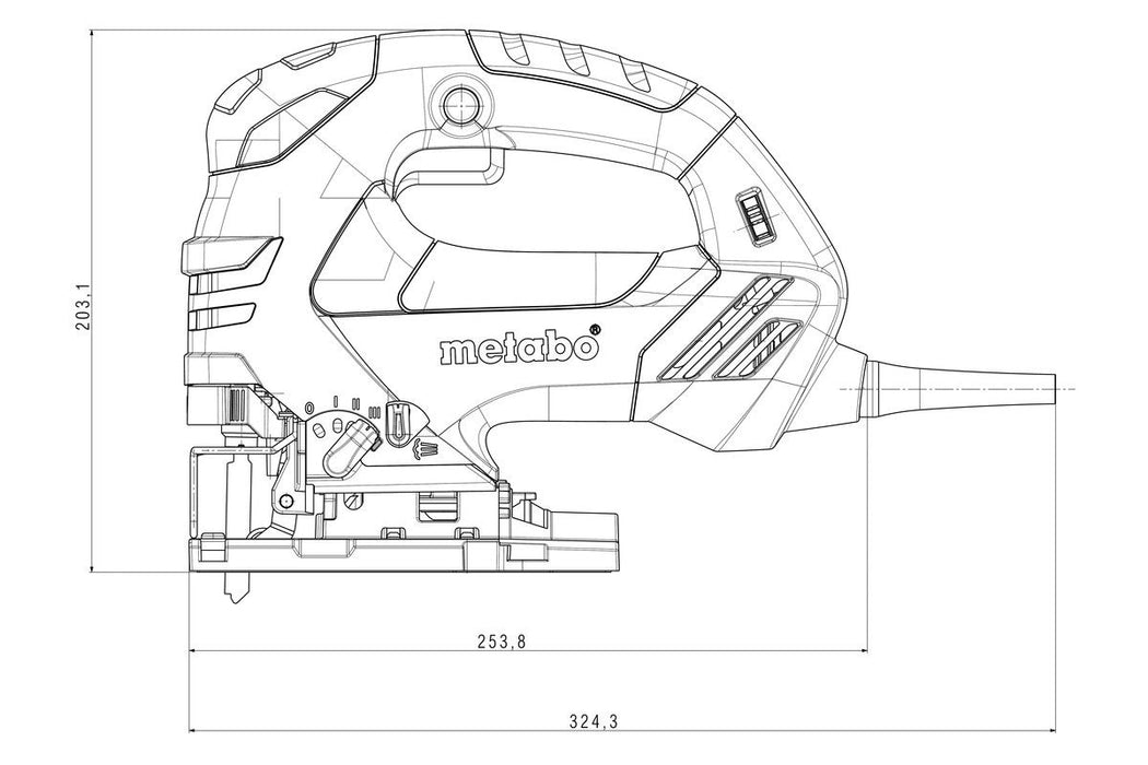 Ubodna testere Metabo STEB 140; 750W (601402000)-SBT Alati Beograd