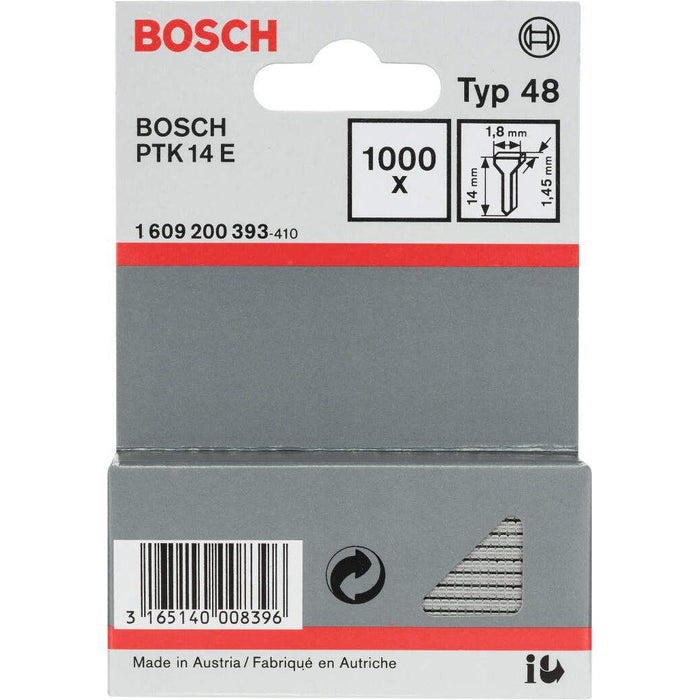 Bosch ekser tip 48 1,8 x 1,45 x 14 mm - 1609200393
