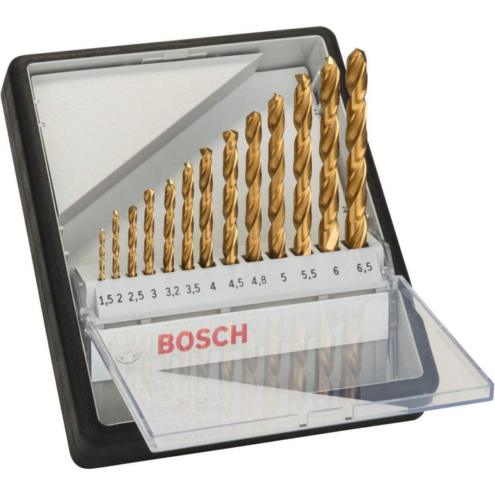 Bosch 13-delni Robust Line set burgija za metal HSS-TiN, 135° 1,5