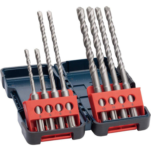 Bosch 8-delni set hamer burgija SDS-Plus-3, Tough Box 5 x 110 (1x)