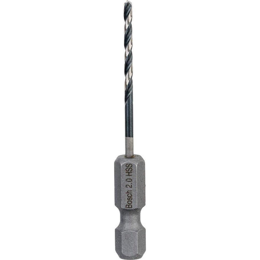 Bosch HSS spiralna burgija sa šestostranim prihvatom 2,0mm 2 x 24 x 60 mm pakovanje od 1 komada - 2608577045