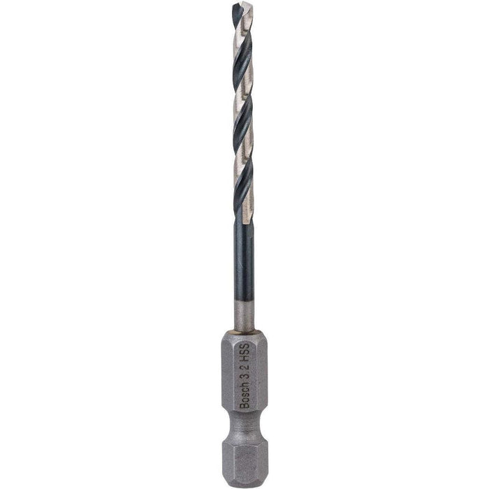 Bosch HSS spiralna burgija sa šestostranim prihvatom 3,2 mm 3.2 x 36 x 75 mm pakovanje od 1 komada - 2608577049