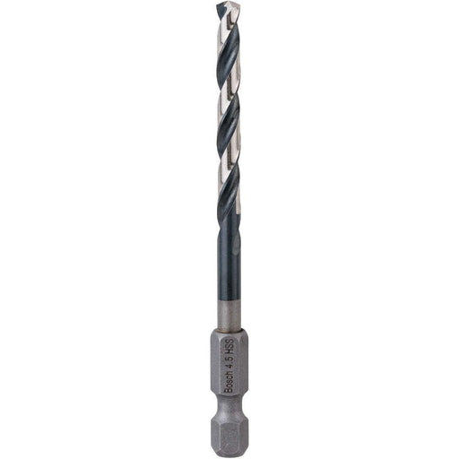 Bosch HSS spiralna burgija sa šestostranim prihvatom 4,5 mm 4.5 x 47 x 87 mm pakovanje od 1 komada - 2608577055