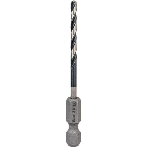 Bosch HSS spiralna burgija sa šestostranim prihvatom 3,0mm 3 x 33 x 72 mm pakovanje od 1 komada - 2608577048