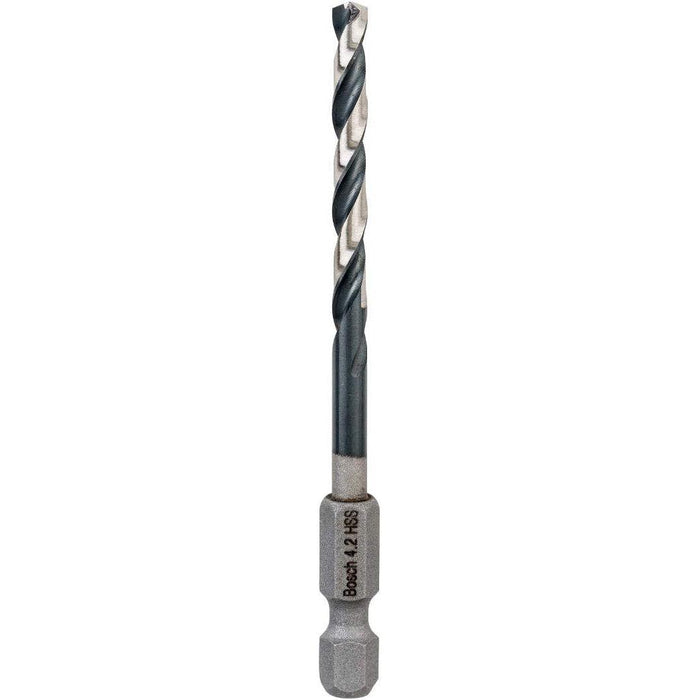 Bosch HSS spiralna burgija sa šestostranim prihvatom 4,2mm 4.2 x 43 x 83 mm pakovanje od 1 komada - 2608577054