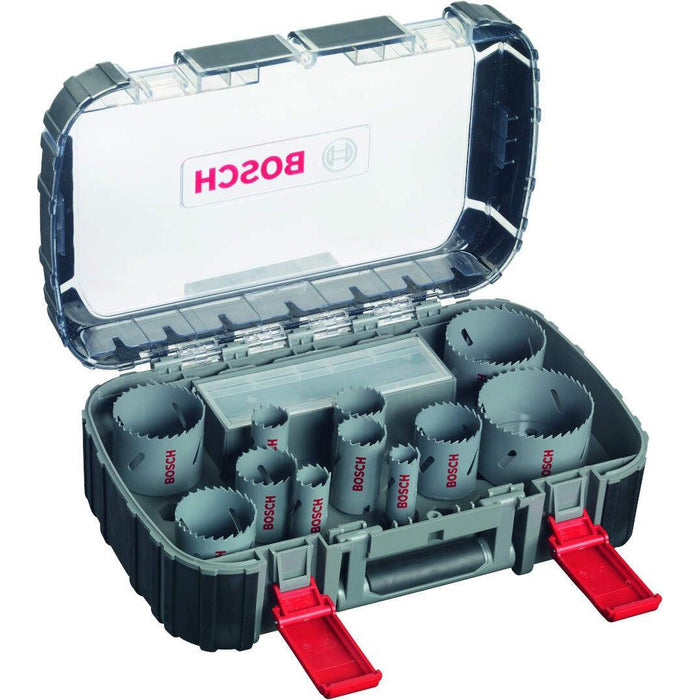 Bosch 17-delni set testera za otvore HSS-bimetal univerzalni 20; 22; 25; 32; 35; 40; 44; 51; 60; 68; 76 mm - 2608580888