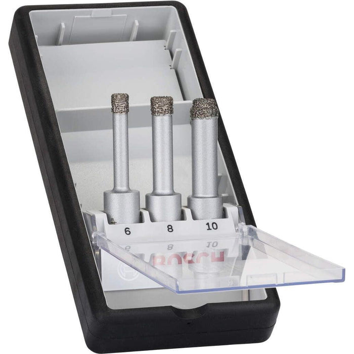 Bosch 3-delni Robust Line set dijamantskih burgija za suvo bušenje Easy Dry Best for Ceramic 6,0