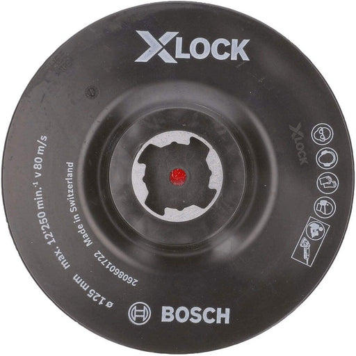 Bosch X-LOCK potporni tanjir 125 mm, čičak traka - 2608601722