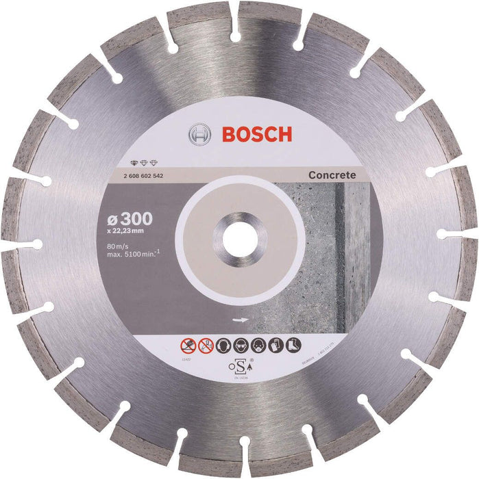 Bosch dijamantska rezna ploča Standard for Concrete 300 x 22,23 x 3,1 x 10 mm pakovanje od 1 komada - 2608602542