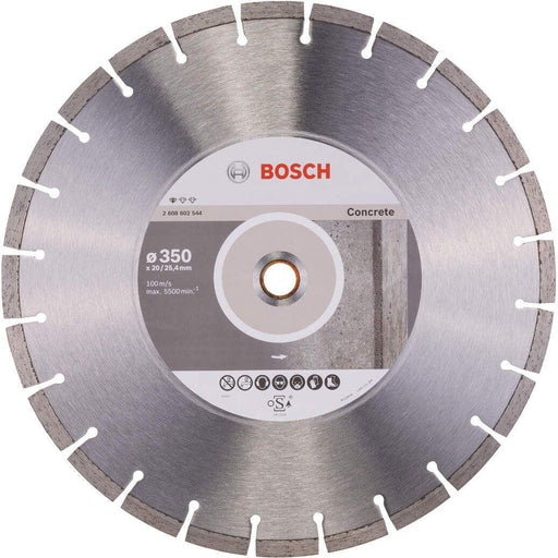 Bosch dijamantska rezna ploča Standard for Concrete 350 x 20/25,40 x 2,8 x 10 mm - 2608602544