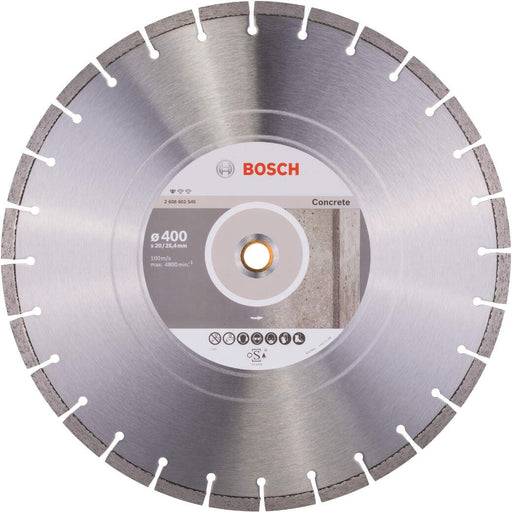 Bosch dijamantska rezna ploča Standard for Concrete 400 x 20/25,40 x 3,2 x 10 mm - 2608602545