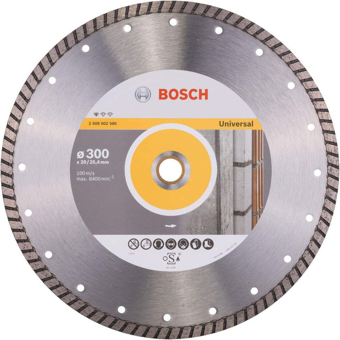 Bosch dijamantska rezna ploča Standard for Universal Turbo 300 x 20/25,40 x 3 x 10 mm - 2608602586