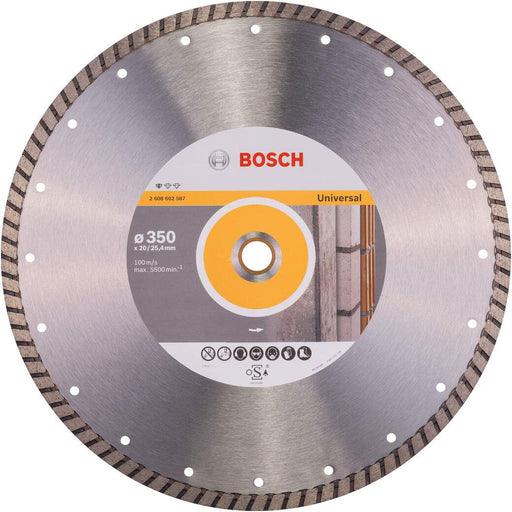 Bosch dijamantska rezna ploča Standard for Universal Turbo 350 x 20/25,40 x 3 x 10 mm - 2608602587