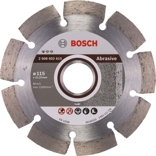 Bosch dijamantska rezna ploča Standard for Abrasive 115 x 22,23 x 6 x 7 mm - 2608602615