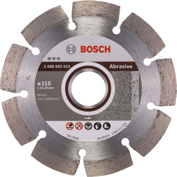 Bosch dijamantska rezna ploča Standard for Abrasive 115 x 22,23 x 6 x 7 mm - 2608602615